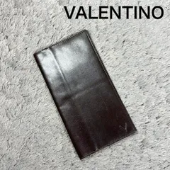 VALENTINO バレンティノ 長財布 札入れ レザー ダークブラウン イタリア製のサムネイル