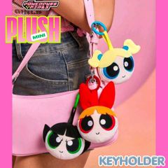 [The Powerpuff Girls (파워 퍼프 걸스)] Face Plush KeyHolder / 페이스 봉제 키 체인 / 마스코트 〚 아메리칸 잡화 아메토이 〛