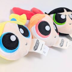 [The Powerpuff Girls (파워 퍼프 걸스)] Face Plush KeyHolder / 페이스 봉제 키 체인 / 마스코트 〚 아메리칸 잡화 아메토이 〛