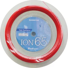 トアルソン Toalson バドミントン  イオン 65 ION65 レッド 100m バトミントン 部活 クラブ ガット ストリング ラケット 練習 試合 トレーニング 大会 自主練 メンテナンス  841651R -のサムネイル