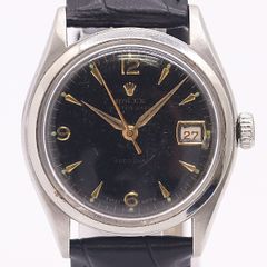 ROLEX ロレックス オイスターロイヤル 6144 希少品 【稼動品 黒 金 