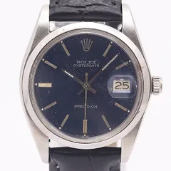 稼働 ロレックス オイスターデイト プレシジョン6694 7615404 SS 手巻き ブルー文字盤 メンズ腕時計 3175920 6TLT MST ABC24834のサムネイル