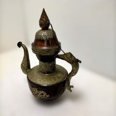 アンティーク装飾ティーポット風置物2個セット　アラジン　魔法のランプ 装飾アンティーク置物2個セット アラジン 魔法のランプ アンティーク