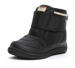 【SALE】【moonstar】CARROT CR C2372 BLACK (13cm-17.5cm) ブラック ムーンスター キャロット 子供靴 キッズ ベビー 撥水ブーツ 女の子 男の子 冬 黒色のサムネイル