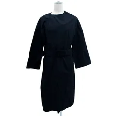 allureville /　アルアバイル ◆ロングコート/ノーカラー/ネイビー/サイズ1 【LADY/女性/婦人】 レディースファッション【中古】 のサムネイル