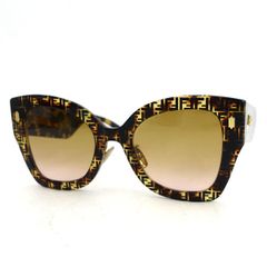 FENDI キャッツアイサングラス ブラックFF0137/S - メルカリ