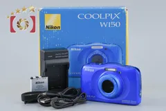 【中古】Nikon ニコン COOLPIX W150 ブルー コンパクトデジタルカメラ 元箱付きのサムネイル