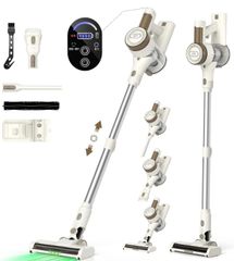 新品未使用】コードレス掃除機自立式 5KPa グリーンLED×液晶