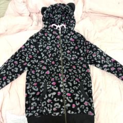 9090 girl OG Logo レオパード セットアップ パーカー - メルカリ
