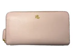 ローレンラルフローレン LAUREN RALPH LAUREN 長財布 ラウンドファスナー ピンク レザー ウォレットのサムネイル