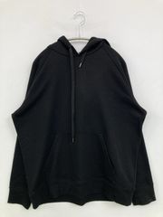 Onitsuka Tiger 오니츠카 타이거 파커 S 블랙 코튼 무지 브랜드 로고 풀오버 긴 소매 남성 여성