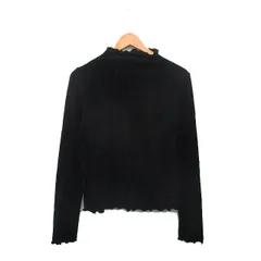 スタイルデリ STYLE DELI ニット セーター 長袖 ハイネック シンプル F ブラック 黒 /KT1のサムネイル