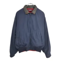 90年代 NAUTICA ノーティカ リバーシブル フリース スイングトップ ネイビー(メンズ M)中古 古着 V7991のサムネイル