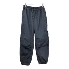 NIKE ナイキ ナイロン トラック パンツ ブラック(メンズ L)中古 古着 V7683のサムネイル