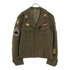 50년대 미군 실물 USARMY 아이크 재킷 빈티지 밀리터리 올리브(맨즈 36 R) 중고 헌옷 V6240