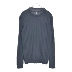 イタリア製 ARMANI JEANS アルマーニ ジーンズ ロールネックリブニットセーター 大きいサイズ ブラック(メンズ XXL)中古 古着 V7546のサムネイル