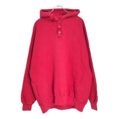 90년대 USA제 RUSSELL ATHLETIC 러셀 LLBean 엘 엘빈 버튼 다운 파커 아웃도어 레드(맨즈 XXL) 중고 헌옷 V7550