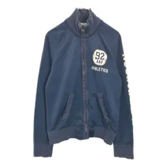 Abercrombie & Fitch アバクロンビーアンドフィッチ フルジップ スウェット ネイビー(メンズ SMALL)中古 古着 V5599のサムネイル