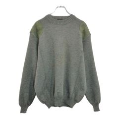 ISSEY MIYAKE 変形ニット 切り替え グレー グリーン - メルカリ