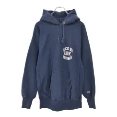 90年代 USA製 Champion チャンピオン REVERSE WEAVE リバースウィーブ スウェットパーカー ネイビー(メンズ XL)中古 古着 V6126