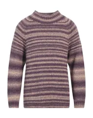ラルディーニ メンズ アウター ニット・セータートルネック LARDINI Dark Purple パープルのサムネイル