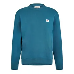 カルバンクライン メンズ アウター パーカー・スウェット シャツ Calvin Klein Jeans Mens Woven Box Crew Sweatshirt Blue Nomad ブルー