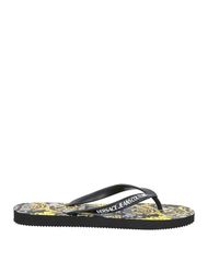 新品 本物 正規品 Versace メンズ サンダル バロッコ サンフラワー 金