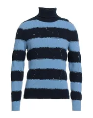 ダニエレ アレッサンドリー二 メンズ アウター ニット・セータートルネック DANIELE ALESSANDRINI Navy ネイビーのサムネイル