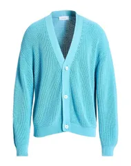 ラルディーニ メンズ アウター カーディガン LARDINI Turquoise Blue ブルーのサムネイル
