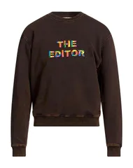 エディター メンズ アウター パーカー・スウェット THEDITOR Dark Brown ブラウンのサムネイル
