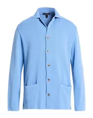 ラルディーニ メンズ アウター カーディガン LARDINI Azure Blue ブルーのサムネイル