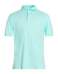 フェデーリ メンズ トップス ポロシャツ FEDELI Turquoise Blue ブルーのサムネイル