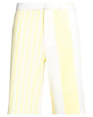 メゾンキツネ メンズ ボトムス ハーフパンツ・ショーツ ショートパンツバミューダパンツ MAISON KITSUN Pastel Yellow イエローのサムネイル