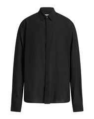 24AW SAINTLAUURENT カサンドラ シャツ XL レイヴンブラック - メルカリ
