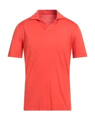 フェデーリ メンズ トップス ポロシャツ FEDELI Orange オレンジのサムネイル