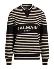 バルマン メンズ トップス シャツ プルオーバー BALMAIN Black ブラックのサムネイル