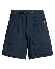 アンドワンダー メンズ ボトムス ハーフパンツ・ショーツ ショートパンツバミューダパンツ AND WANDER Navy ネイビーのサムネイル