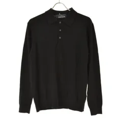 【GLOBALWORK】26SS Salon de GW 638786 シルクブレンドニット長袖ポロシャツのサムネイル