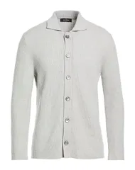 グランサッソ メンズ アウター カーディガン カシミヤニット GRAN SASSO Light Gray グレーのサムネイル