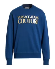 ヴェルサーチ メンズ アウター パーカー・スウェット VERSACE JEANS COUTURE Navy ネイビーのサムネイル
