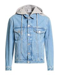 ヴェトモン メンズ アウター ジャケット・ブルゾン デニムブルゾン VETEMENTS Blue ブルー