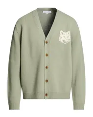 メゾンキツネ メンズ アウター カーディガン MAISON KITSUN Light Green グリーンのサムネイル