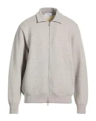 ラルディーニ メンズ アウター カーディガン ファスナー付きニット LARDINI Light Gray グレーのサムネイル