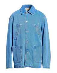 マルニ メンズ アウター ジャケット・ブルゾン デニムブルゾン MARNI Blue ブルーのサムネイル