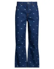 メゾンキツネ メンズ ボトムス デニムパンツ ジーンズ MAISON KITSUN Blue ブルーのサムネイル