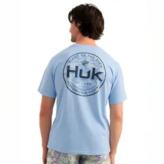 フック メンズ トップス Tシャツ HUK Mens Circle Short Sleeve PocketShirt Ceruleanのサムネイル