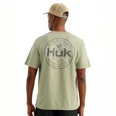 フック メンズ トップス Tシャツ HUK Mens Circle Short Sleeve PocketShirt Seagrassのサムネイル