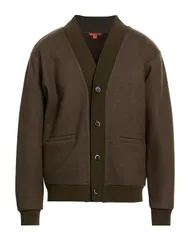 バレナ メンズ アウター カーディガン BARENA Military Green グリーンのサムネイル