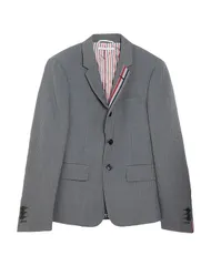 トムブラウン メンズ アウター ジャケット・ブルゾン THOM BROWNE Gray グレーのサムネイル