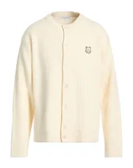 メゾンキツネ メンズ アウター カーディガン MAISON KITSUN Off White オフホワイトのサムネイル